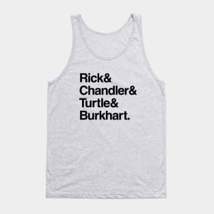 Rick & Chandler & Turtle & Burkhart. 2 Tank Top